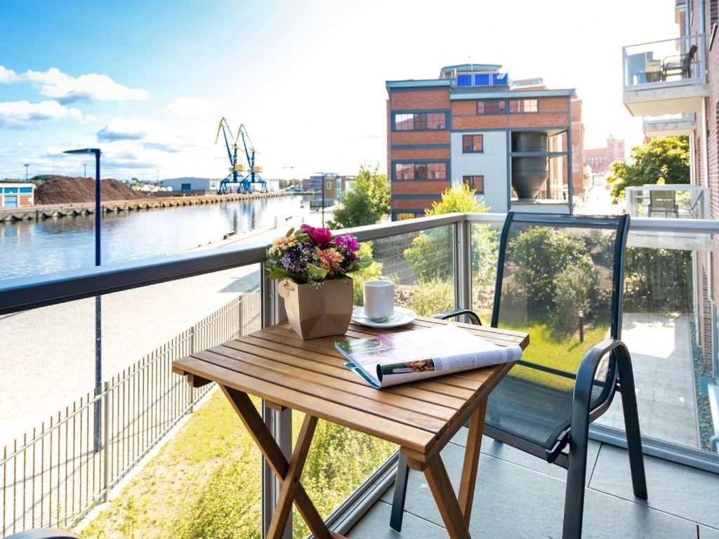 Hafenspitze App 04 Apartment Wismar Bagian luar foto